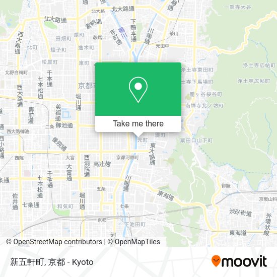 新五軒町 map