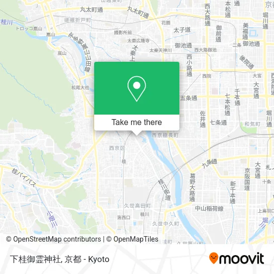 下桂御霊神社 map