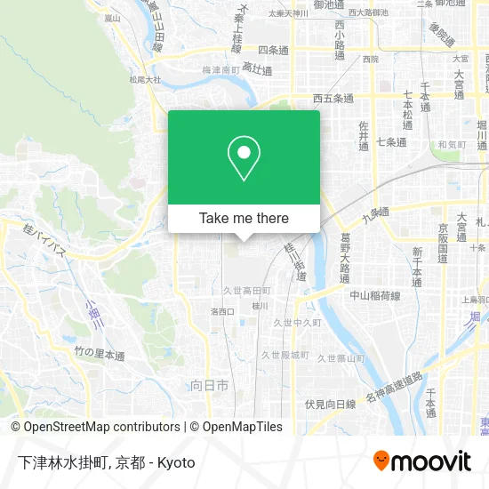 下津林水掛町 map