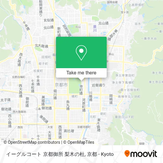 イーグルコート 京都御所 梨木の杜 map