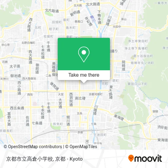 京都市立高倉小学校 map