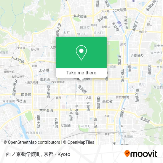西ノ京勧学院町 map