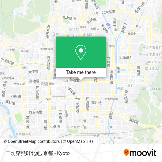 三坊猪熊町北組 map