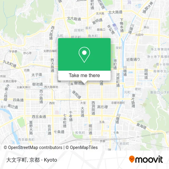 大文字町 map