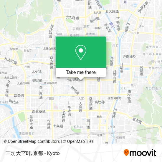 三坊大宮町 map