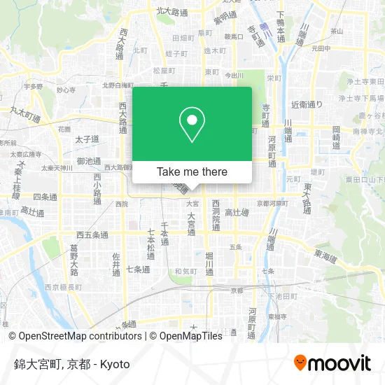 錦大宮町 map
