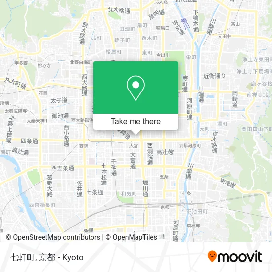 七軒町 map