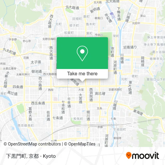 下黒門町 map