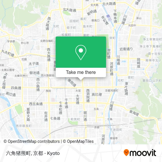 六角猪熊町 map