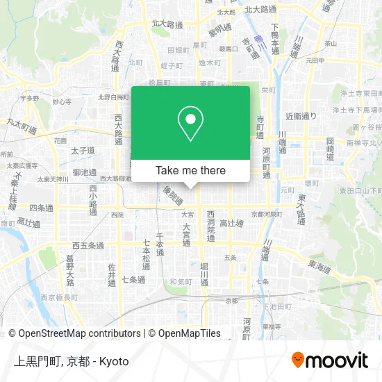 上黒門町 map