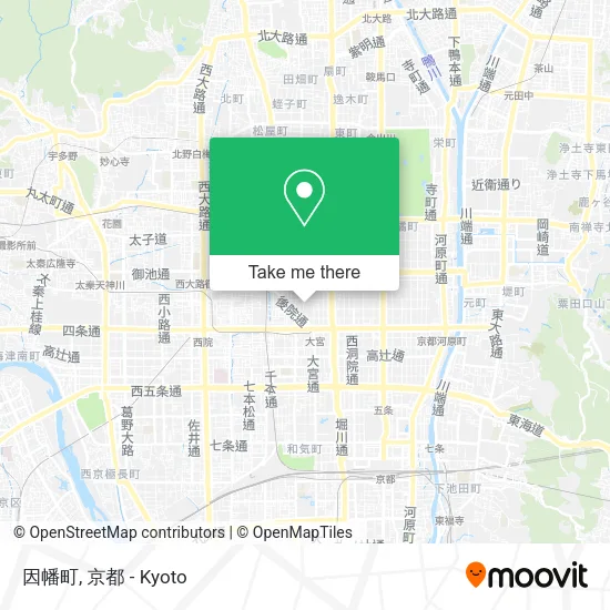 因幡町 map
