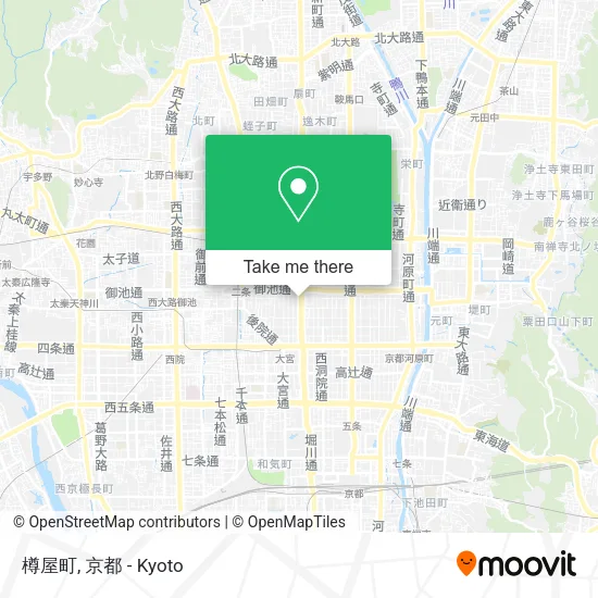 樽屋町 map