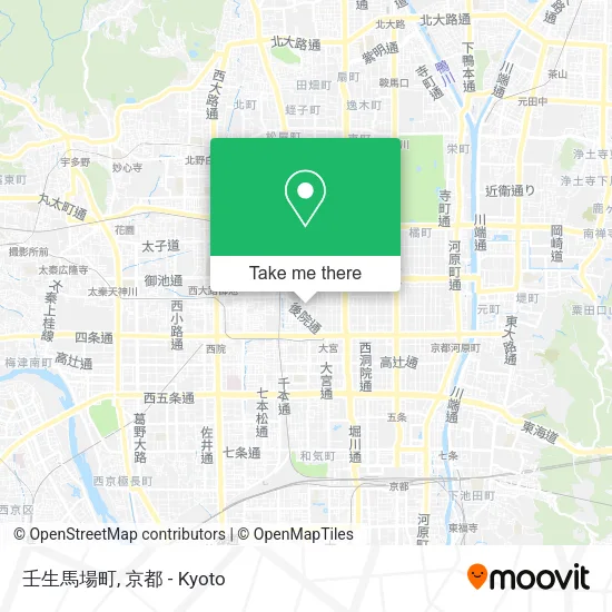 壬生馬場町 map