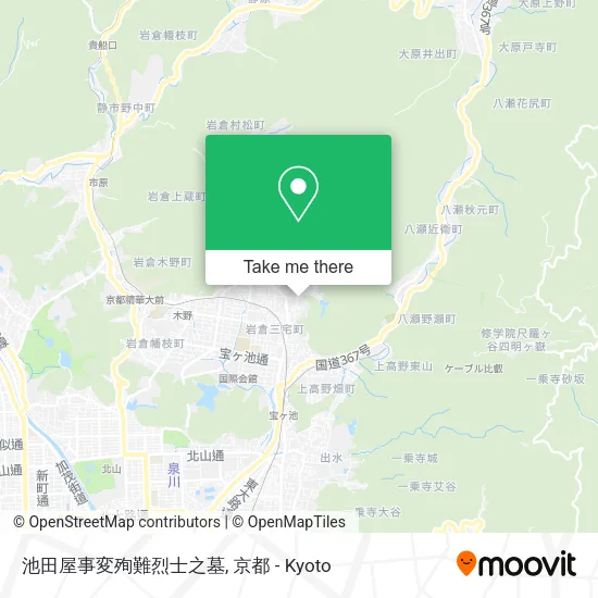 池田屋事変殉難烈士之墓 map