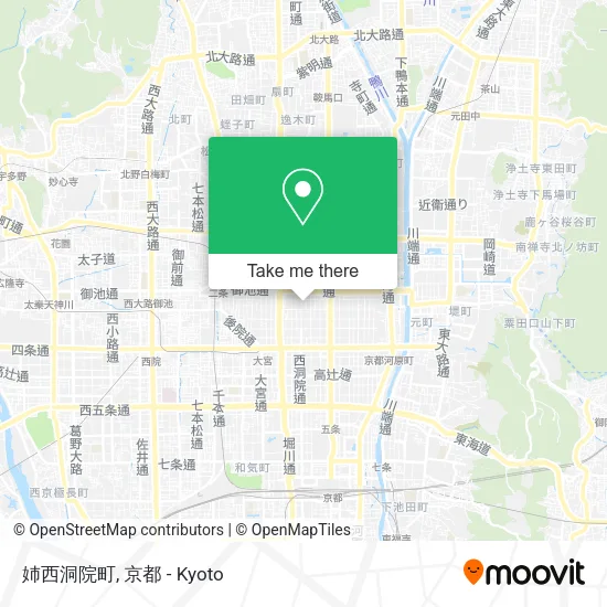 姉西洞院町 map