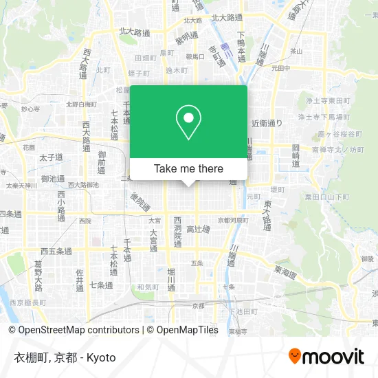 衣棚町 map