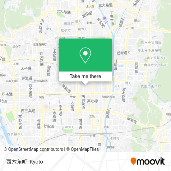 西六角町 map