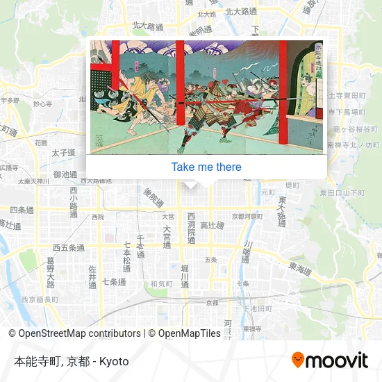 本能寺町 map