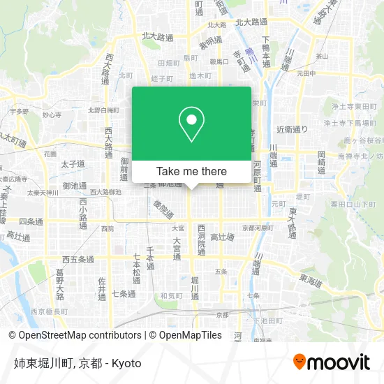 姉東堀川町 map