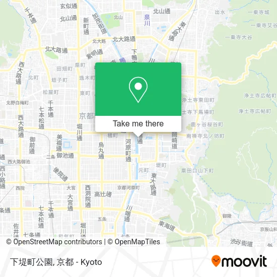 Shimotsutsumi Park map