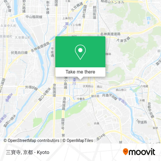 三寶寺 map