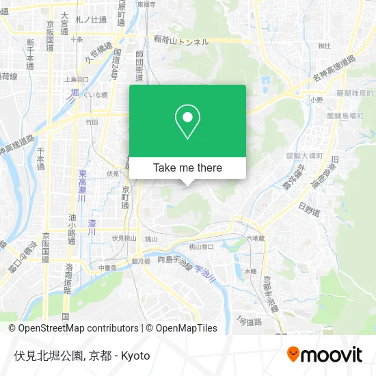 伏見北堀公園 map