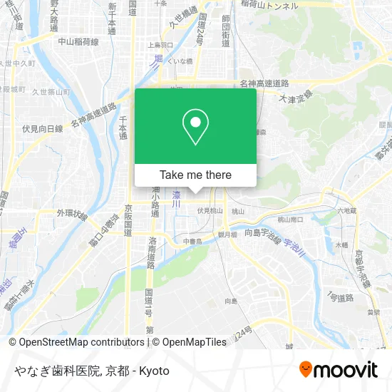 やなぎ歯科医院 map