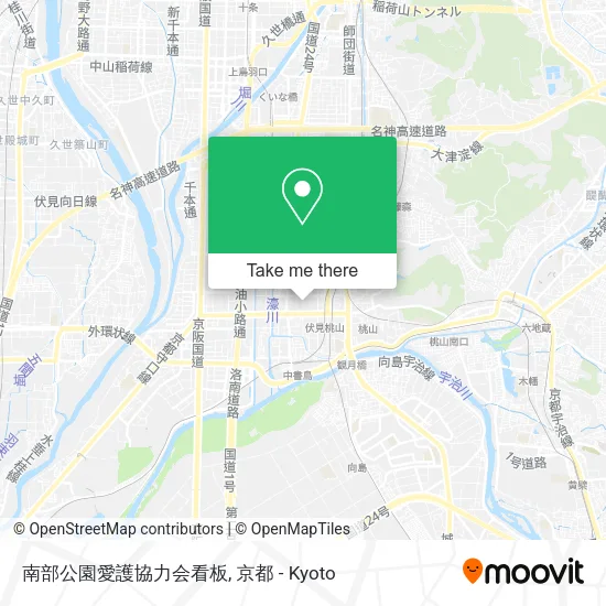 南部公園愛護協力会看板 map