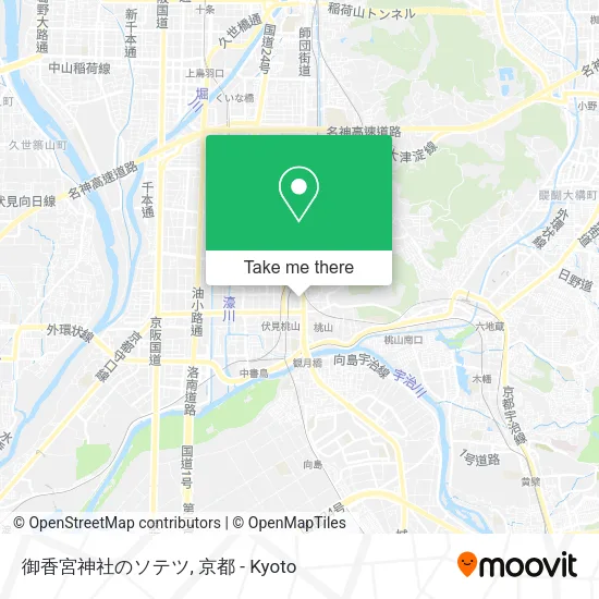 御香宮神社のソテツ map