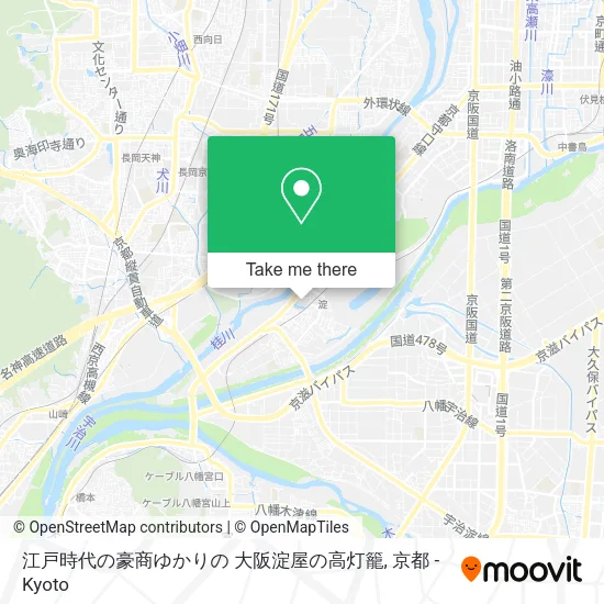 江戸時代の豪商ゆかりの 大阪淀屋の高灯籠 map