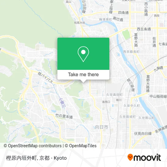 樫原内垣外町 map
