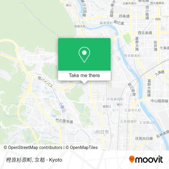 樫原杉原町 map