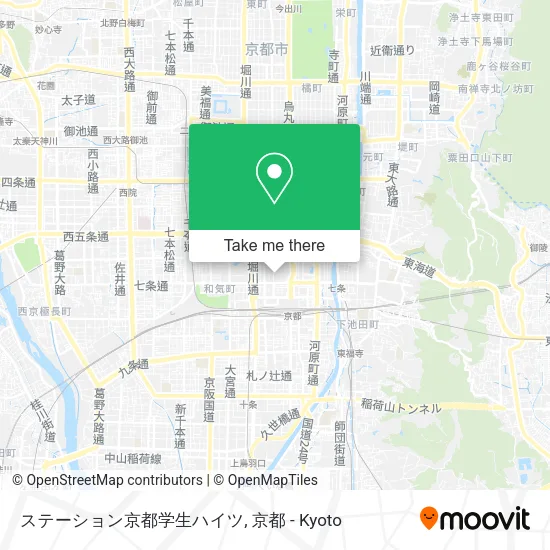 ステーション京都学生ハイツ map