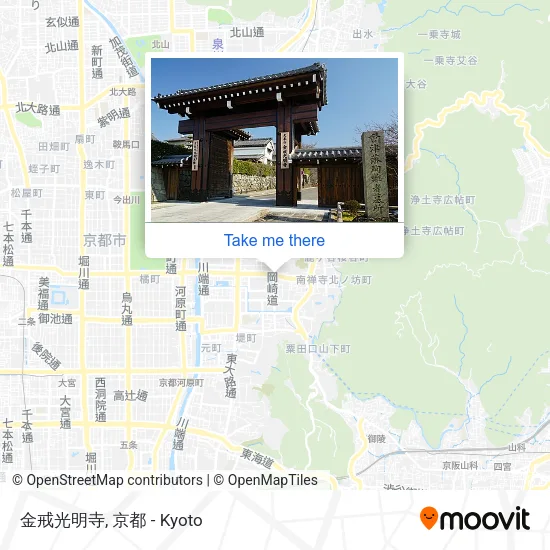 金戒光明寺 map