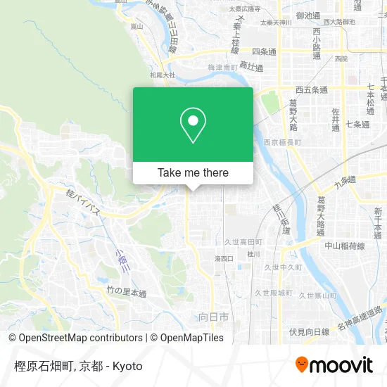 樫原石畑町 map
