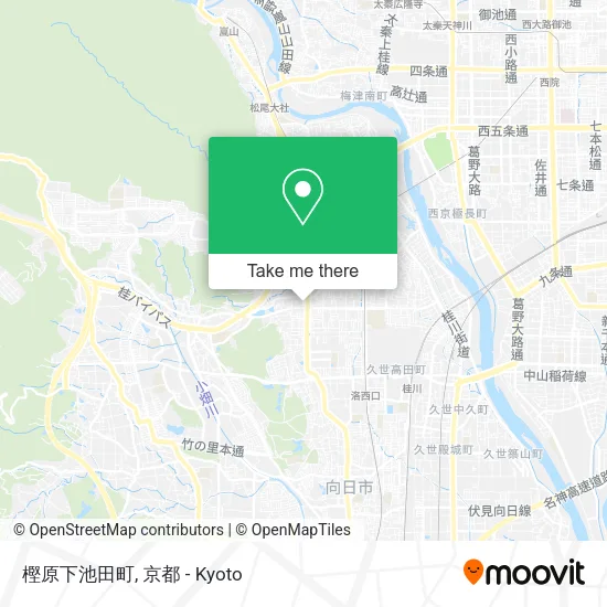 樫原下池田町 map