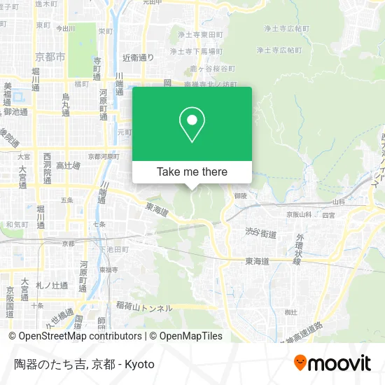 Tachikichi Pottery map