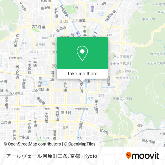 アールヴェール河原町二条 map