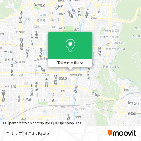 グリッズ河原町 map