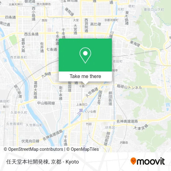 任天堂本社開発棟 map
