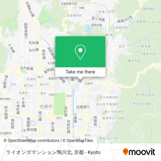 ライオンズマンション鴨川北 map