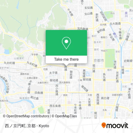 西ノ京円町 map