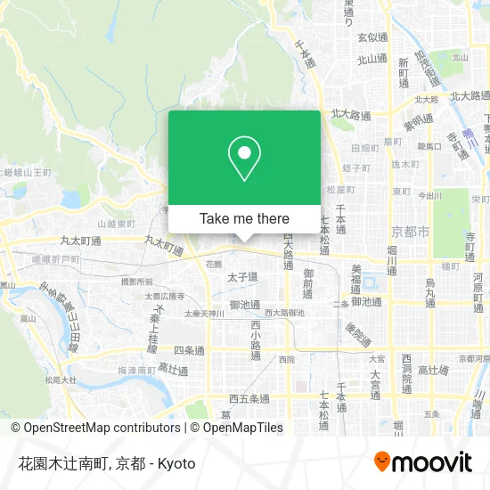 花園木辻南町 map