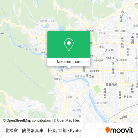 North Matsumuro Disaster Prevention Warehouse map