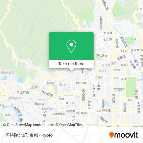 等持院北町 map