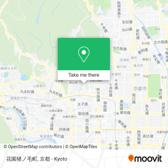 花園猪ノ毛町 map