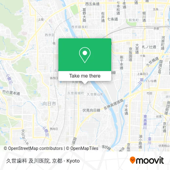 久世歯科 及川医院 map