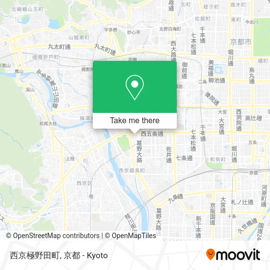 西京極野田町 map