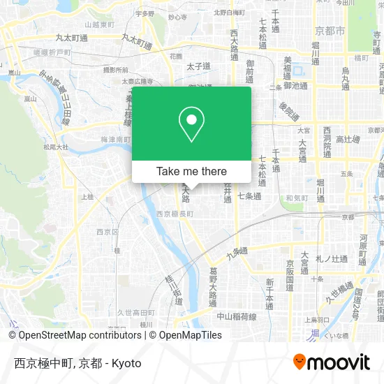 西京極中町 map