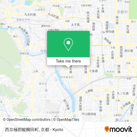 西京極郡醍醐田町 map